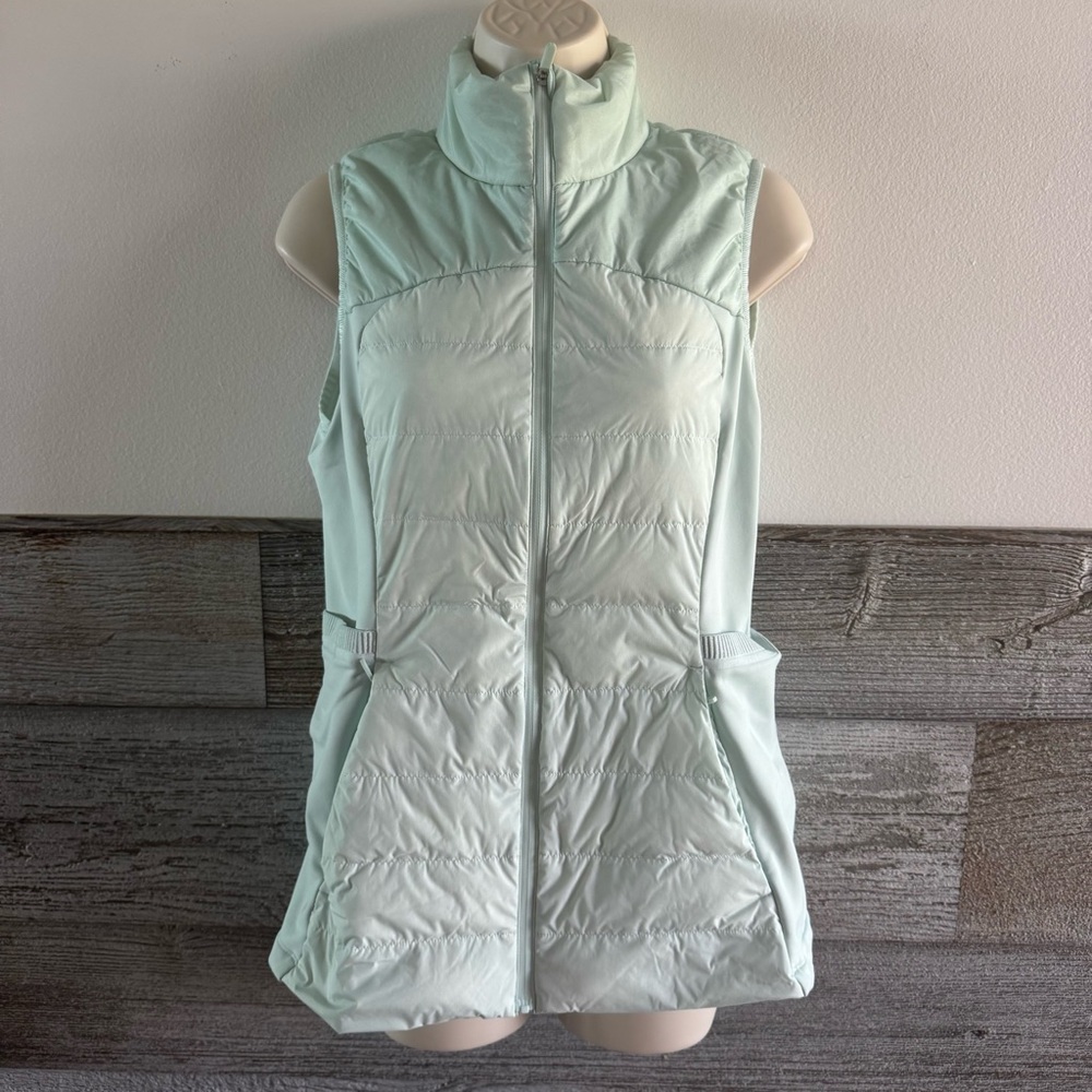 Lululemon Down for It All Vest Delicate Mint Size 10 (T1)